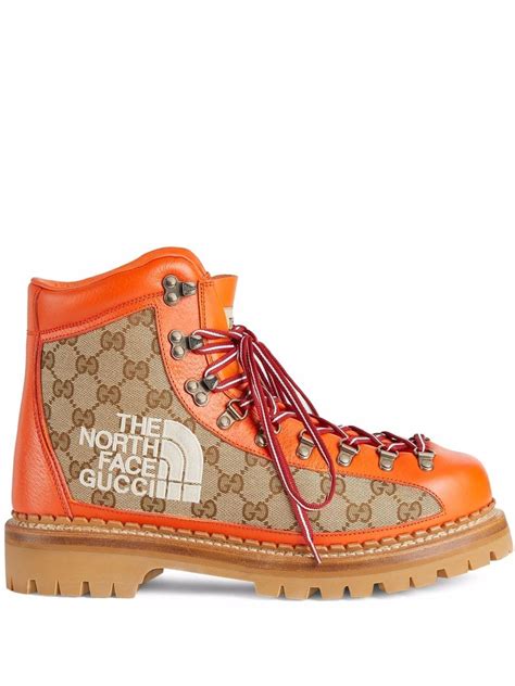 collab the north face gucci|The North Face Gucci boots.